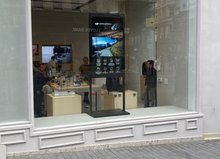 Load image into Gallery viewer, Digital (Window) Advertising Display (FREE Brkt. & Del.) - Optional CMS