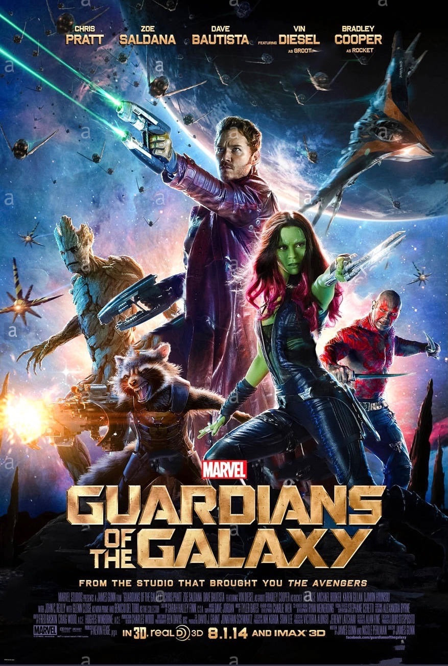 Guardians of the Galaxy 1 Movie Poster