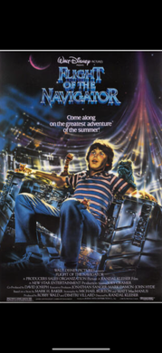 Flight of the navigator movie poster transparency 