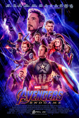 Avengers End Game Movie Poster Transparency