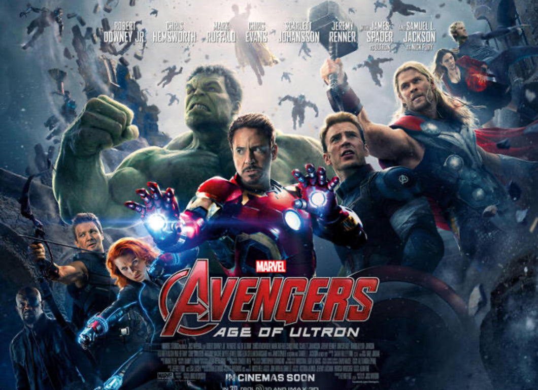 Avengers age of Ultron Movie Poster Transparency