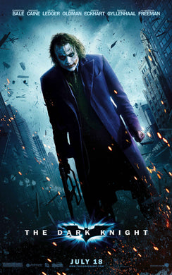 Batman The Dark Knight Movie Poster Transparency