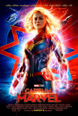 Captain Marvel Movie Poster Transparency