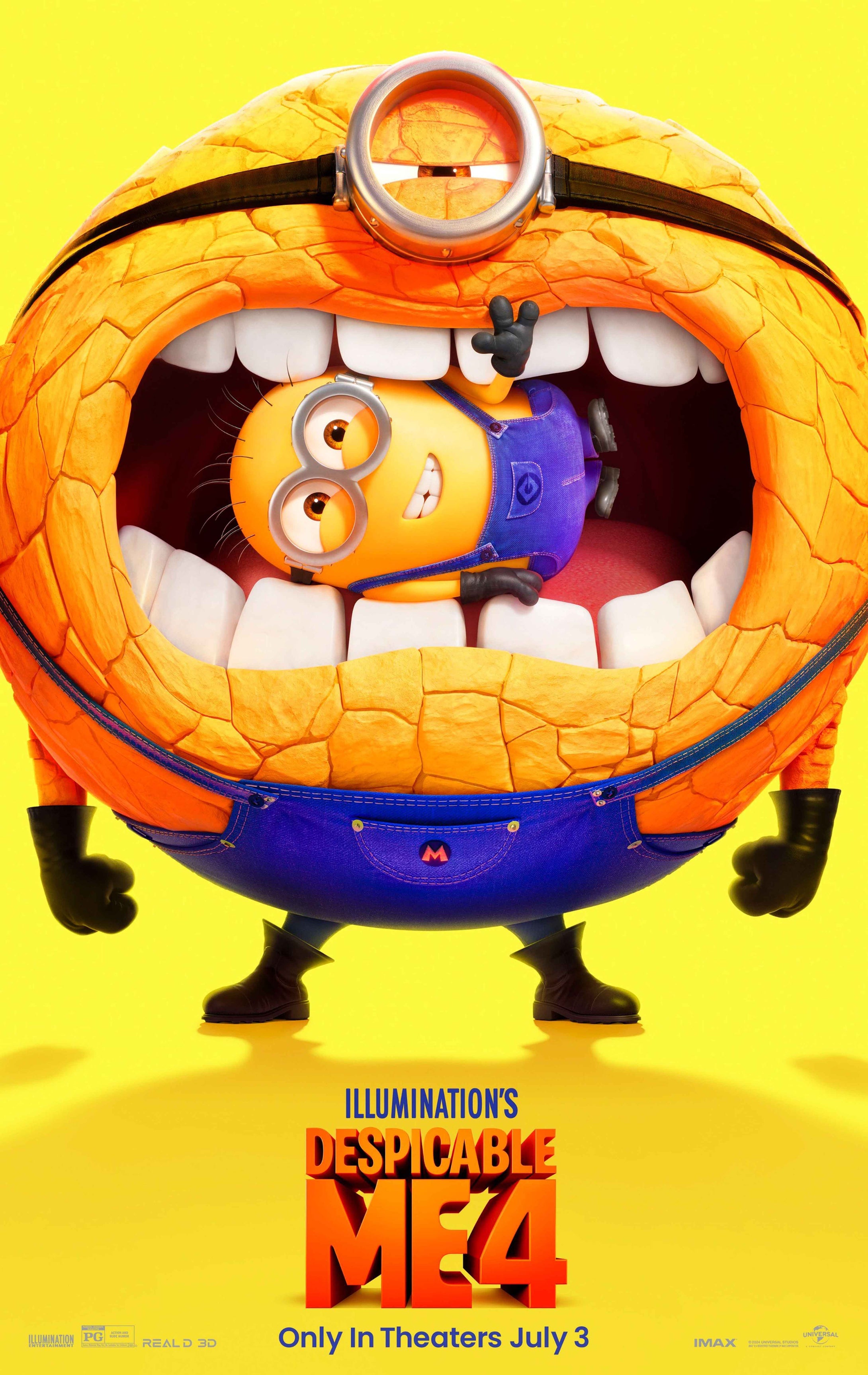 Despicable Me 4 Movie Poster Transparency