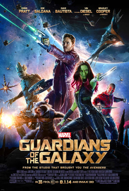 Guardians of the Galaxy 1 Movie Poster Transparency