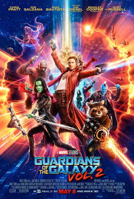 Guardians of the Galaxy 2 Movie Poster Transparency