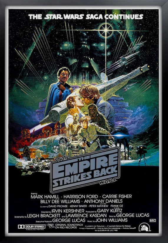 Star Wars The Empire Strikes Back Movie Poster Transparency
