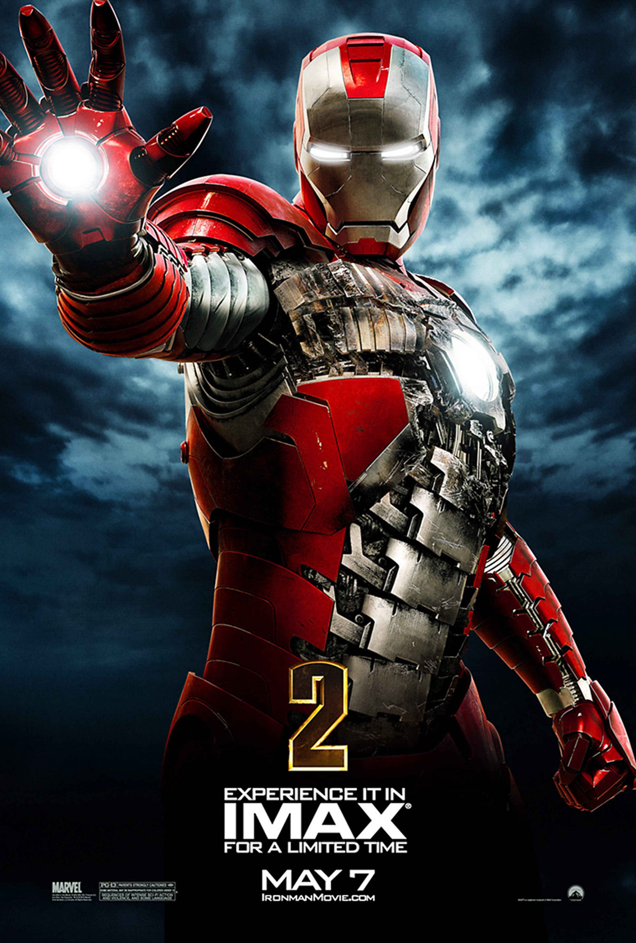 Iron Man 2 IMAX Movie Poster Transparency