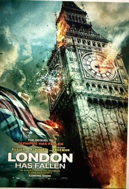 London Has Fallen Movie Poster Transparency