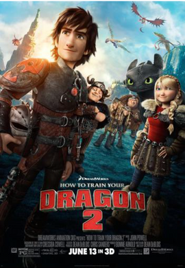 How to Train Your Dragon 2 Movie Poster Transparency