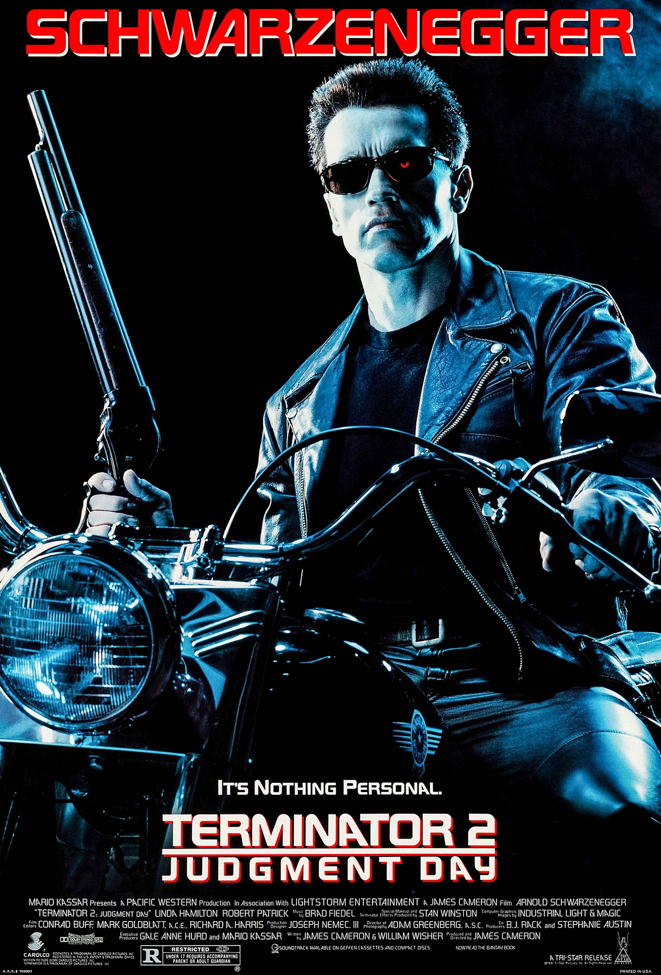 The Terminator 2 Movie Poster Transparency