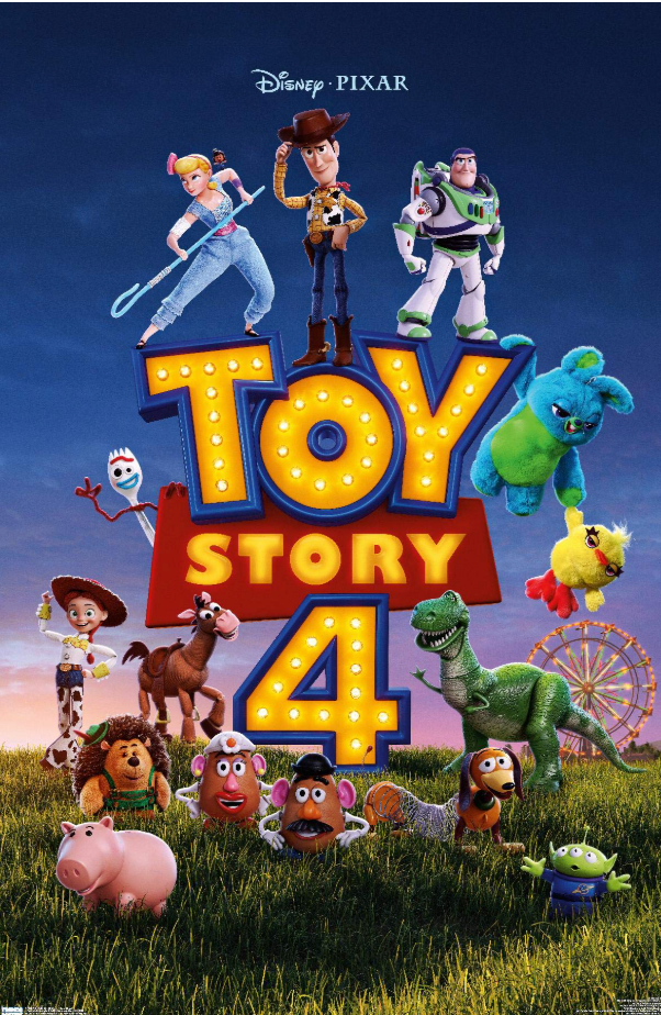 Toy Story 4 Movie Poster Transparency
