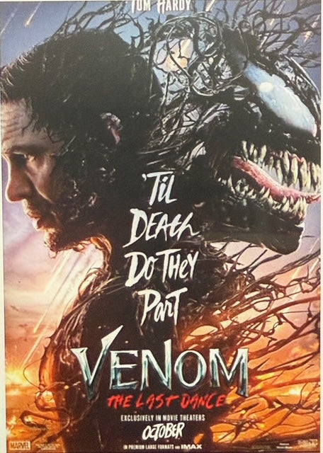 Venom Til Death Do They Part Movie Poster Transparency