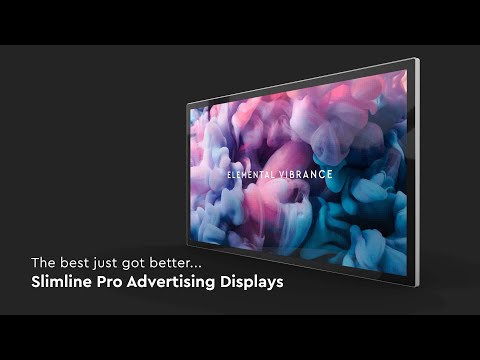 Advertising Displays (Slimline Pro) - CMS available