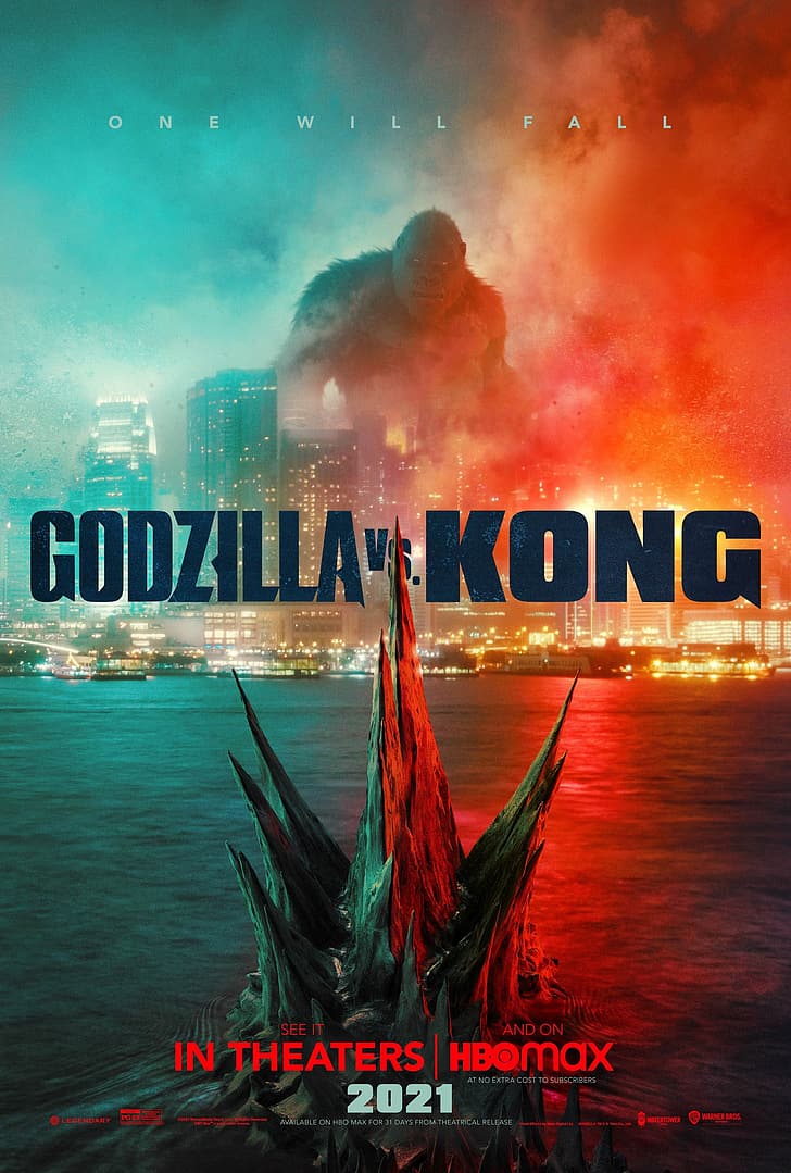 Godzilla v’s Kong Movie Poster Lightbox Transparency
