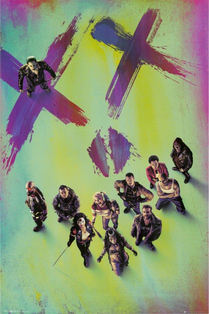 Suicide Squad Movie Poster Transparency