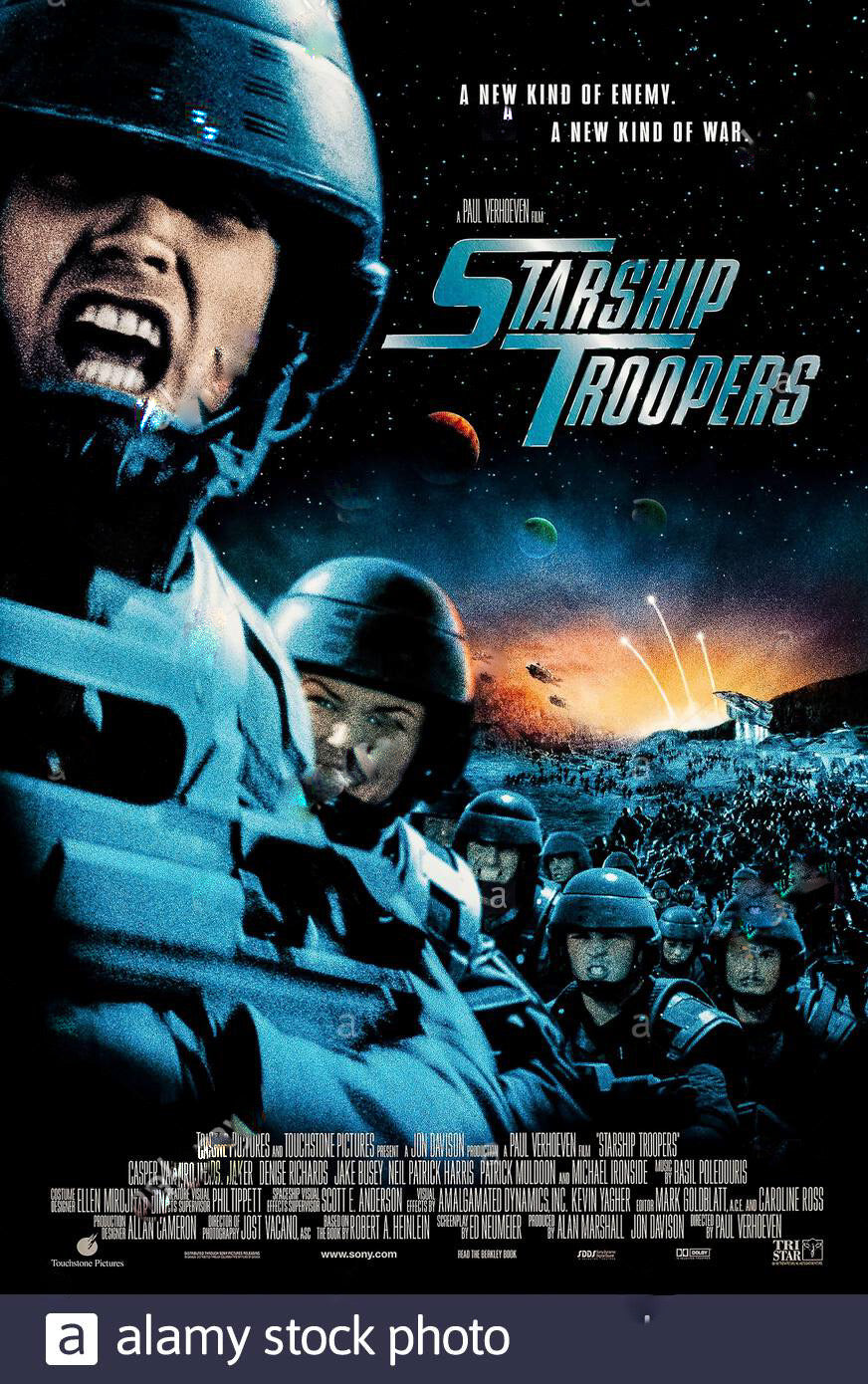 Starship Troopers Movie Poster Transparency