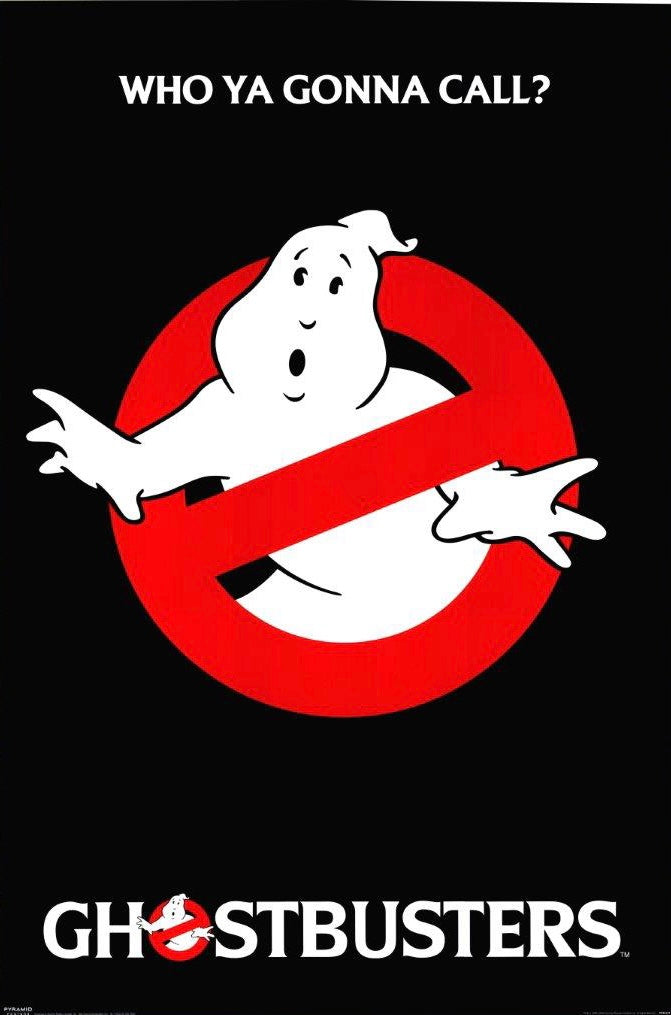 Ghostbusters Movie Poster Transparency