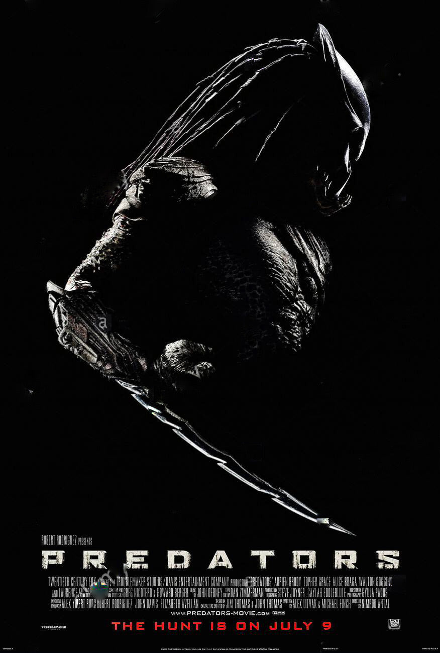 Predators Movie Poster Transparency