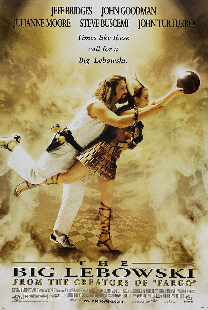 The Big Lebowski Movie Poster Transparency