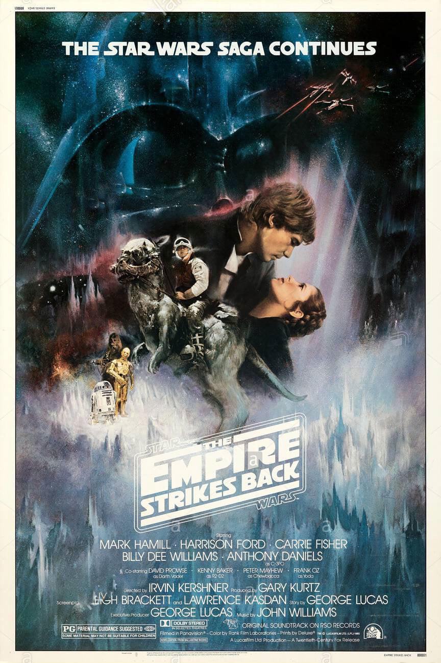 Star Wars The Empire Strikes Back Movie Poster Transparency