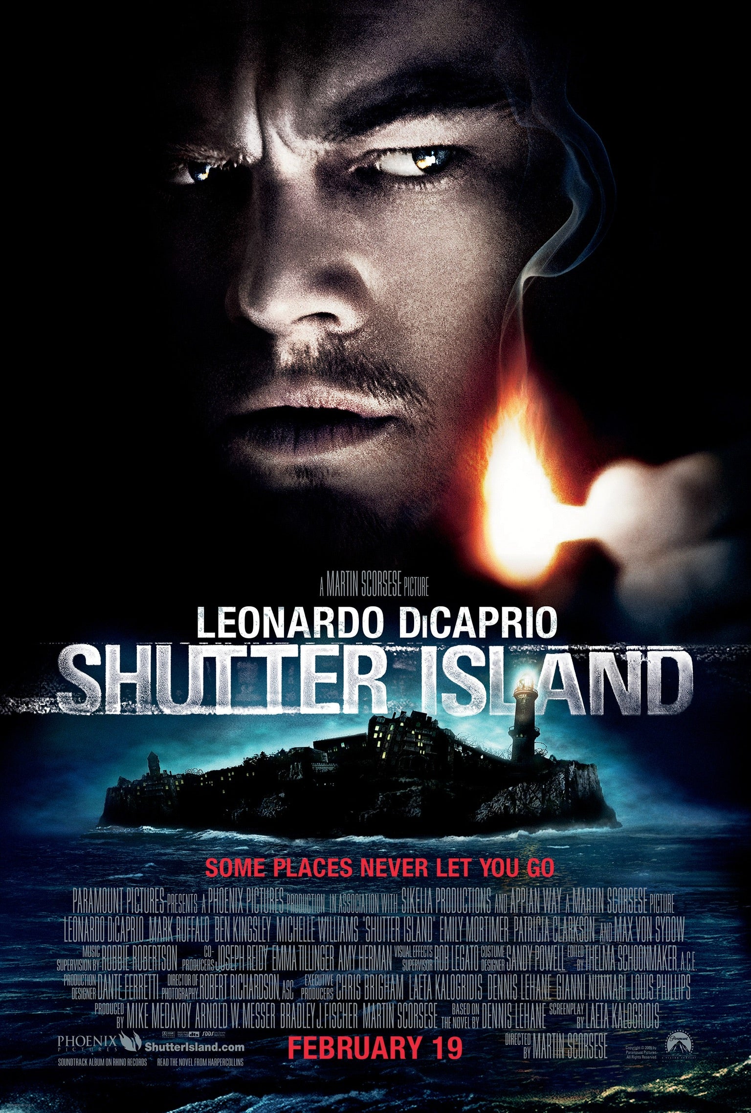 Shutter Island Movie Poster Transparency