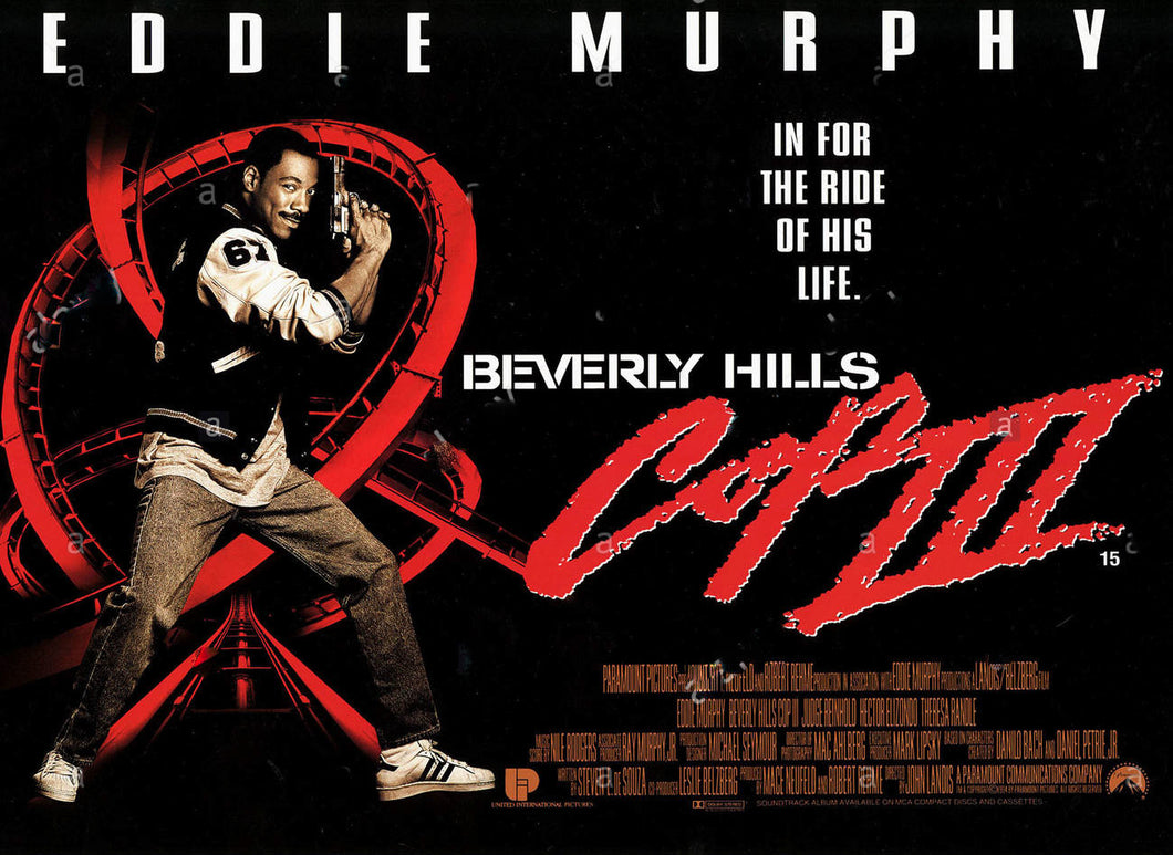 Beverly Hills Cop 3 Movie Poster Cinema Lightbox Transparency