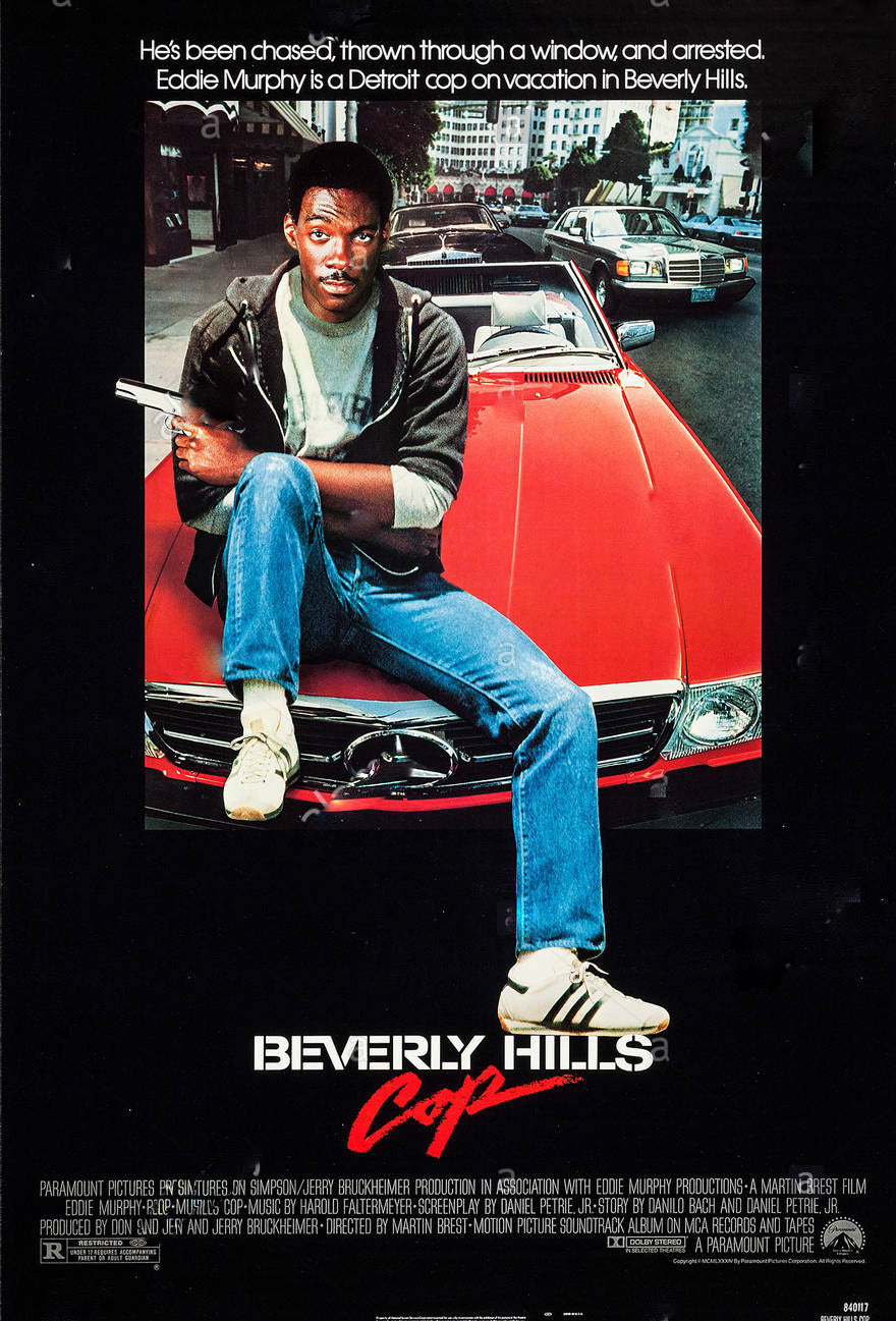 Beverly Hills Cop Movie Poster Cinema Lightbox Transparency