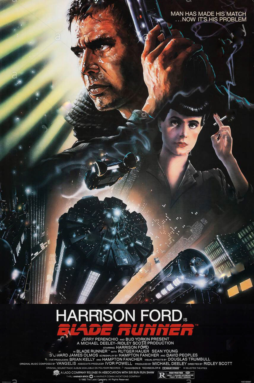 Bladerunner Cinema Lightbox Transparency Movie Poster