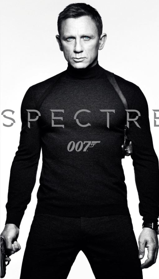 James Bond Spectre Movie Poster Transparency