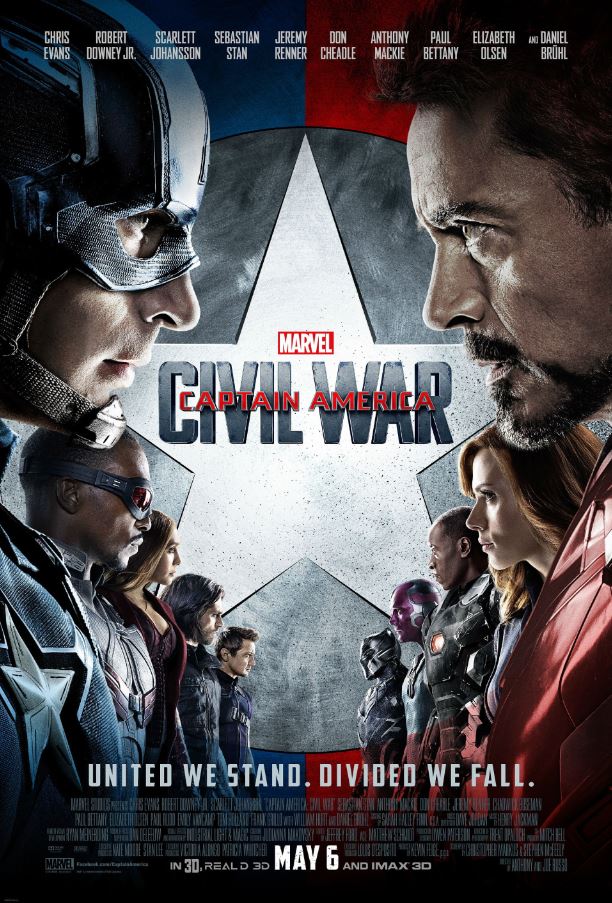 Civil War Movie Poster Transparency