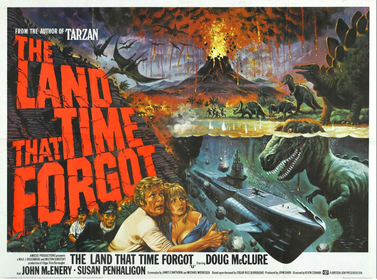 The Land Time Forgot Movie Poster Transparency