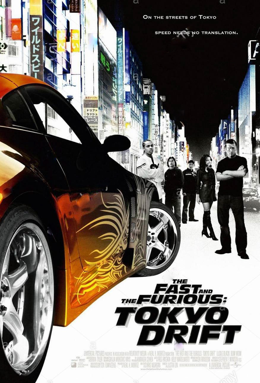 Fast and Furious Tokyo Drift Cinema Lightbox Transparency