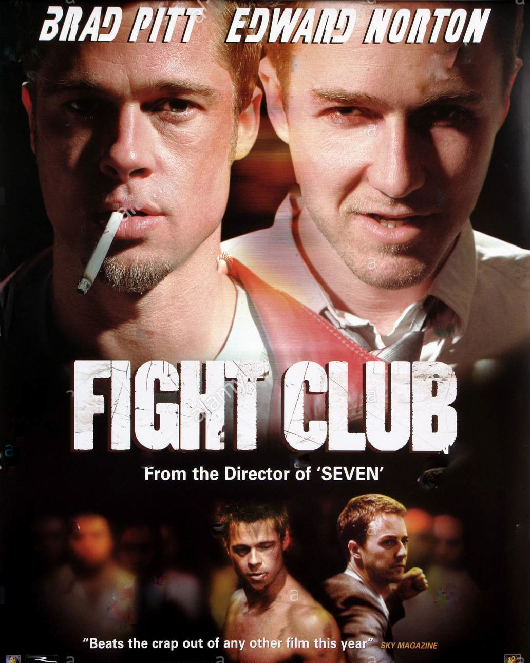 Fight Club Cinema Lightbox Transparency