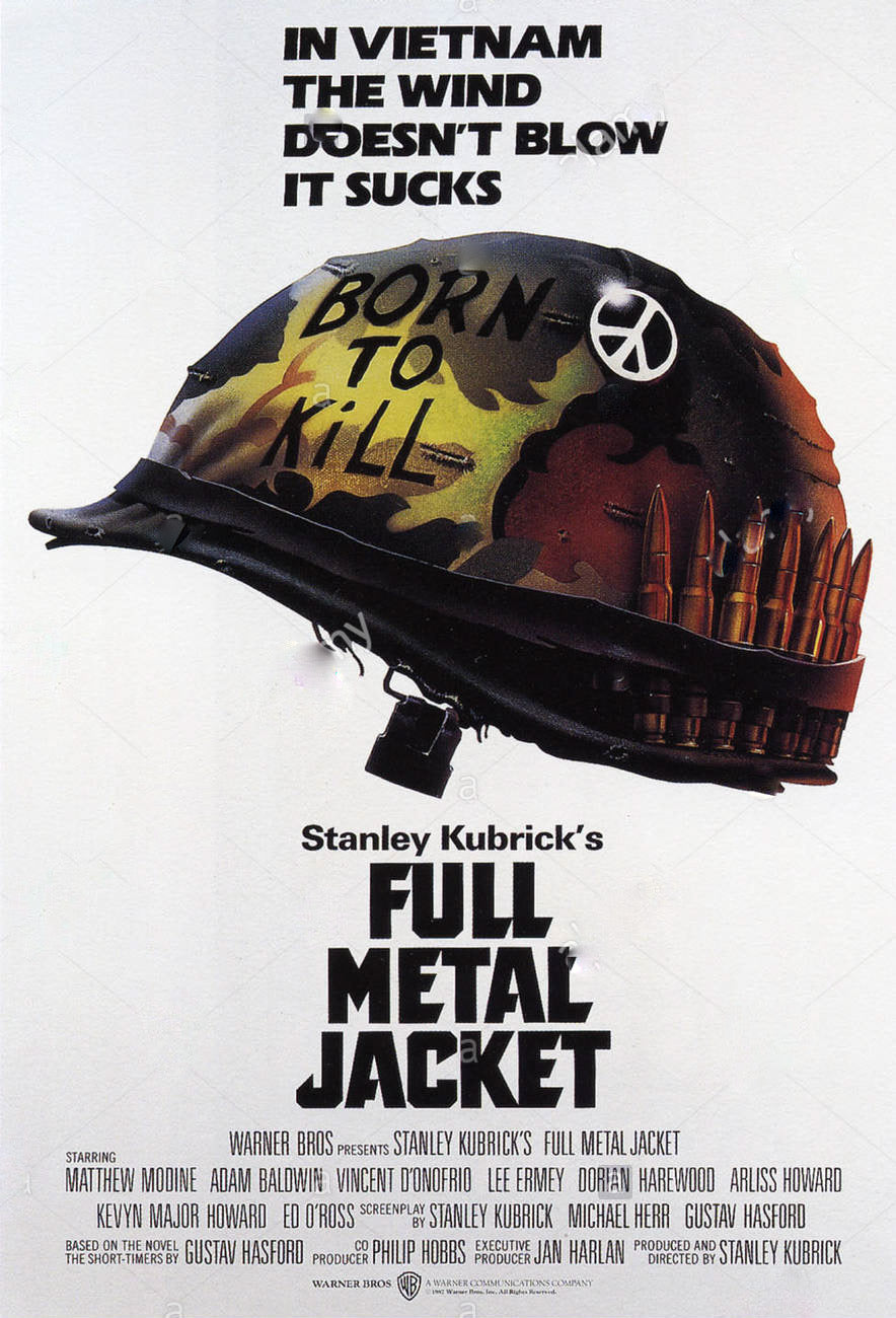 Full Metal Jacket Movie Poster Transparency