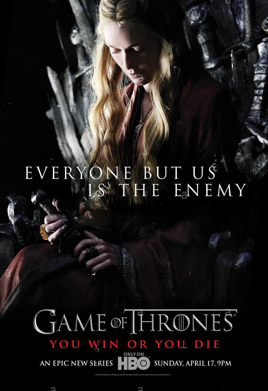 Game of Thrones Movie Poster Transparency