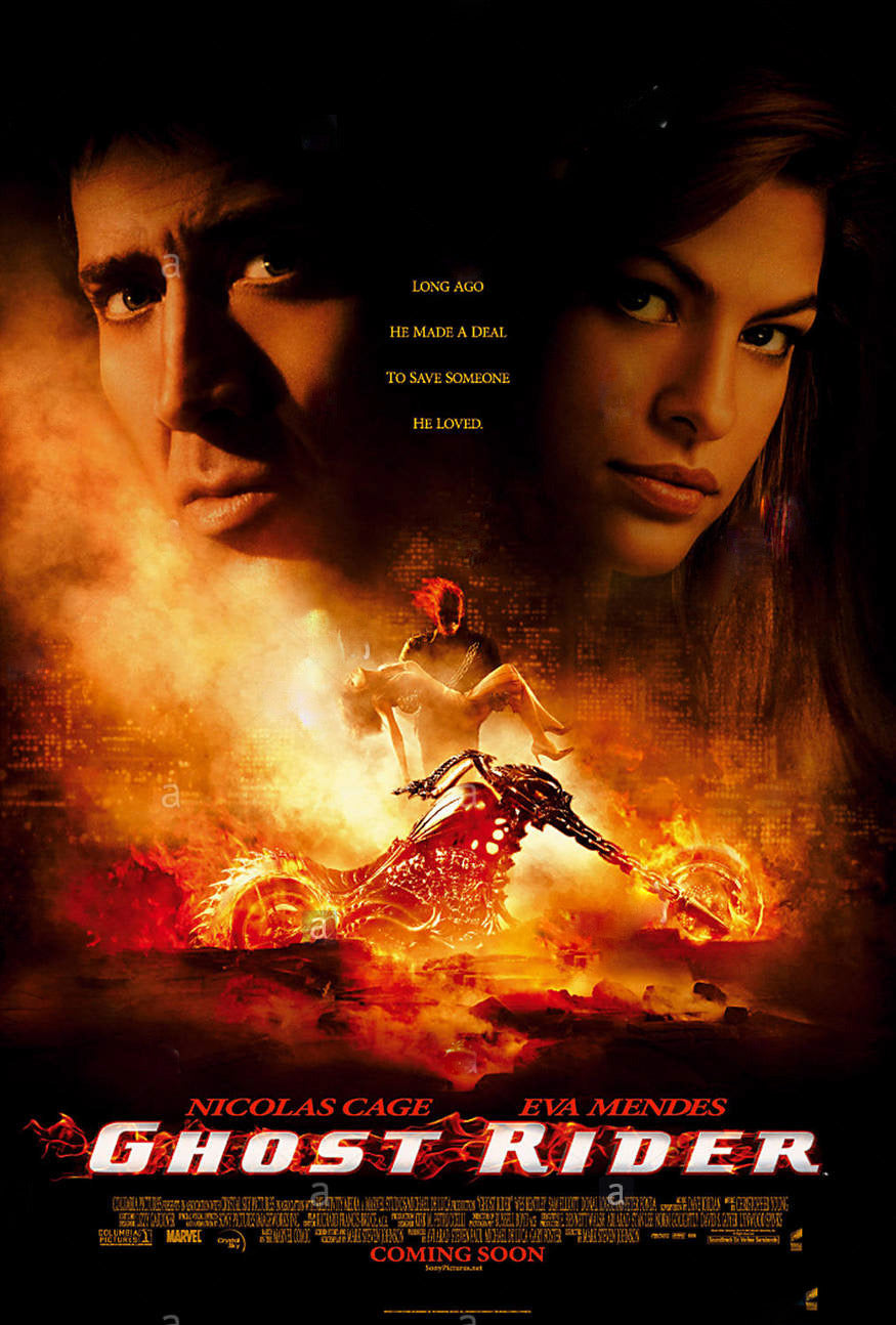 Ghostrider Movie Poster Transparency