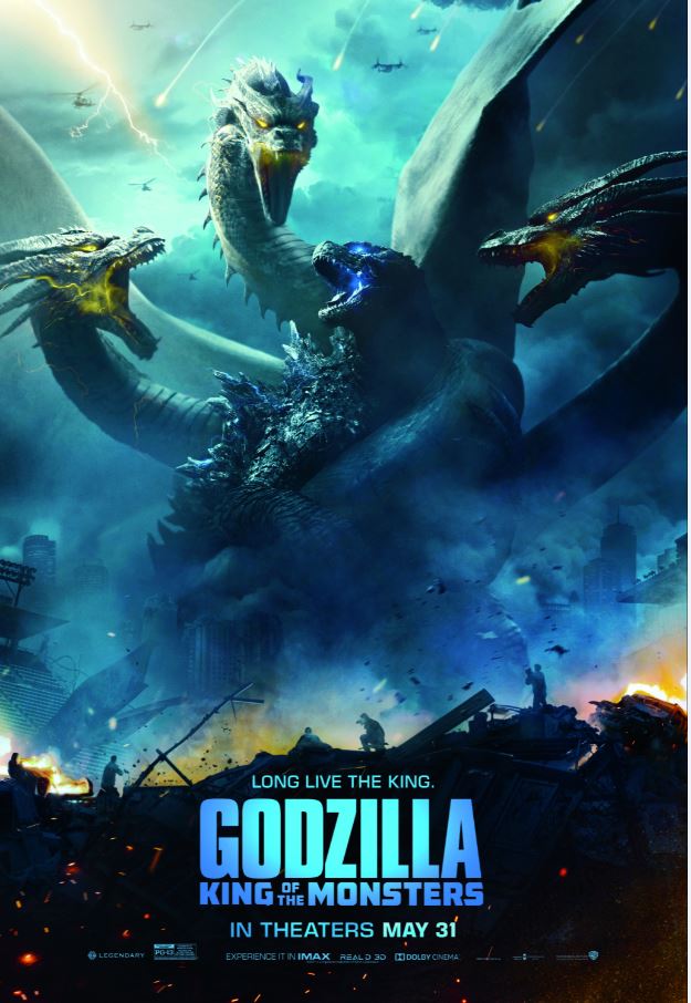 Godzilla Movie Poster Transparency