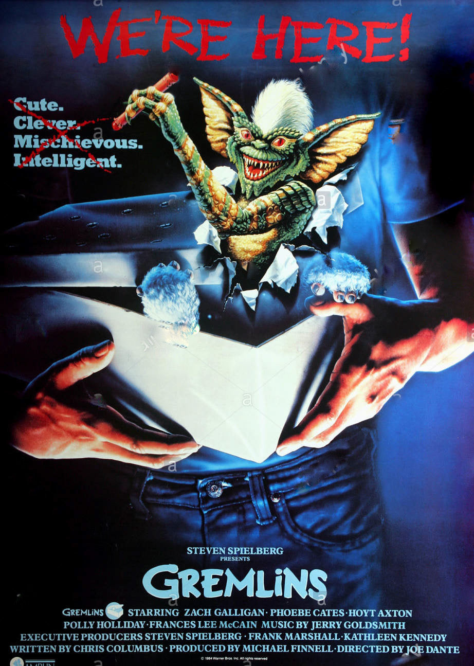 Gremlins Movie Poster Transparency