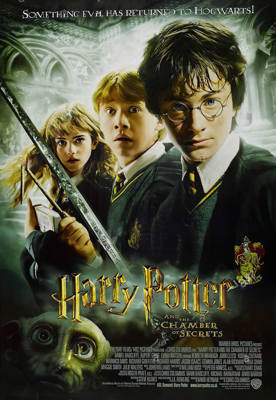 Harry Potter and the chamber of secrets Movie Poster Transparency