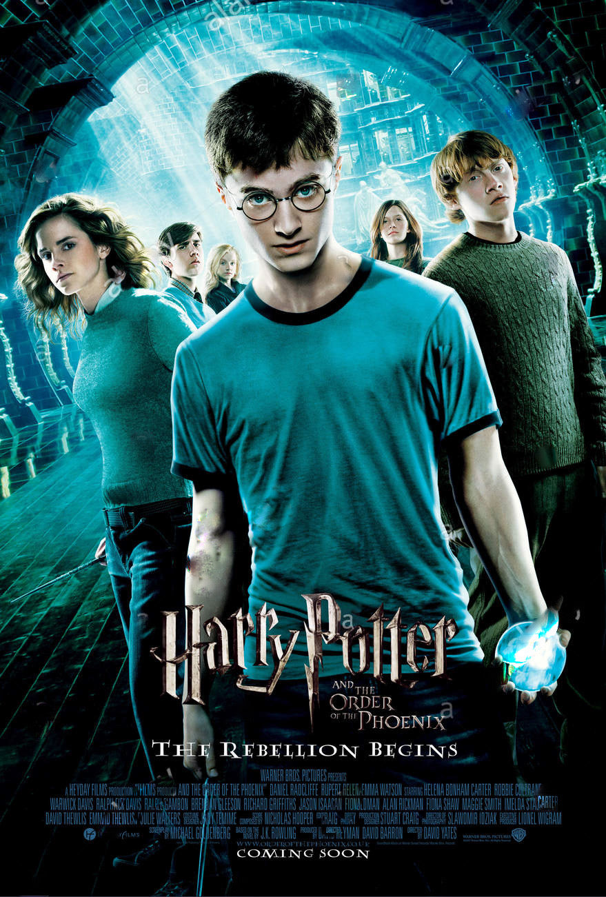 Harry Potter and the Order of the Phoenix Movie Poster Transparency