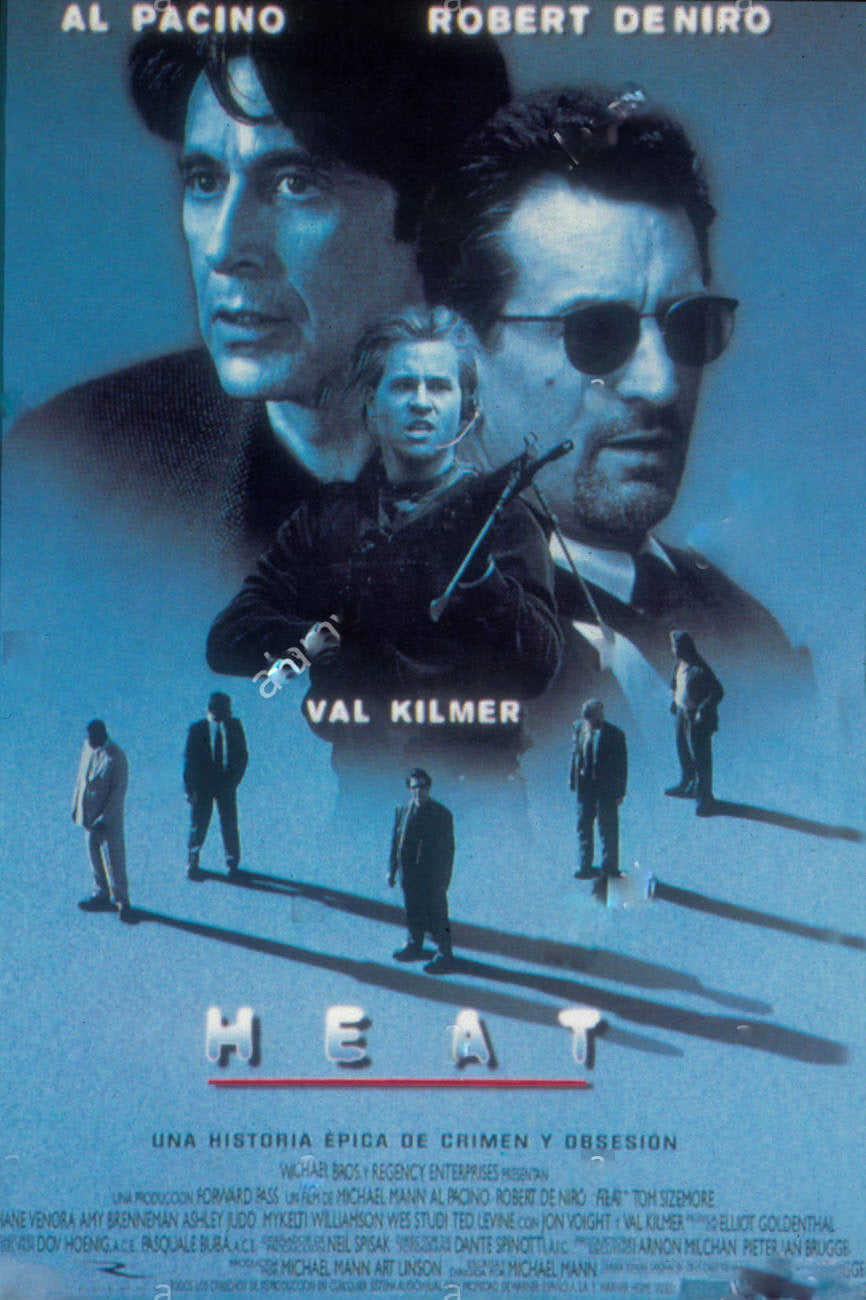 Heat Movie Cinema Lightbox Transparency Poster
