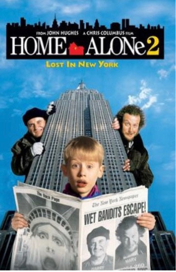 Home Alone Movie Poster Cinema Lightbox Transparency