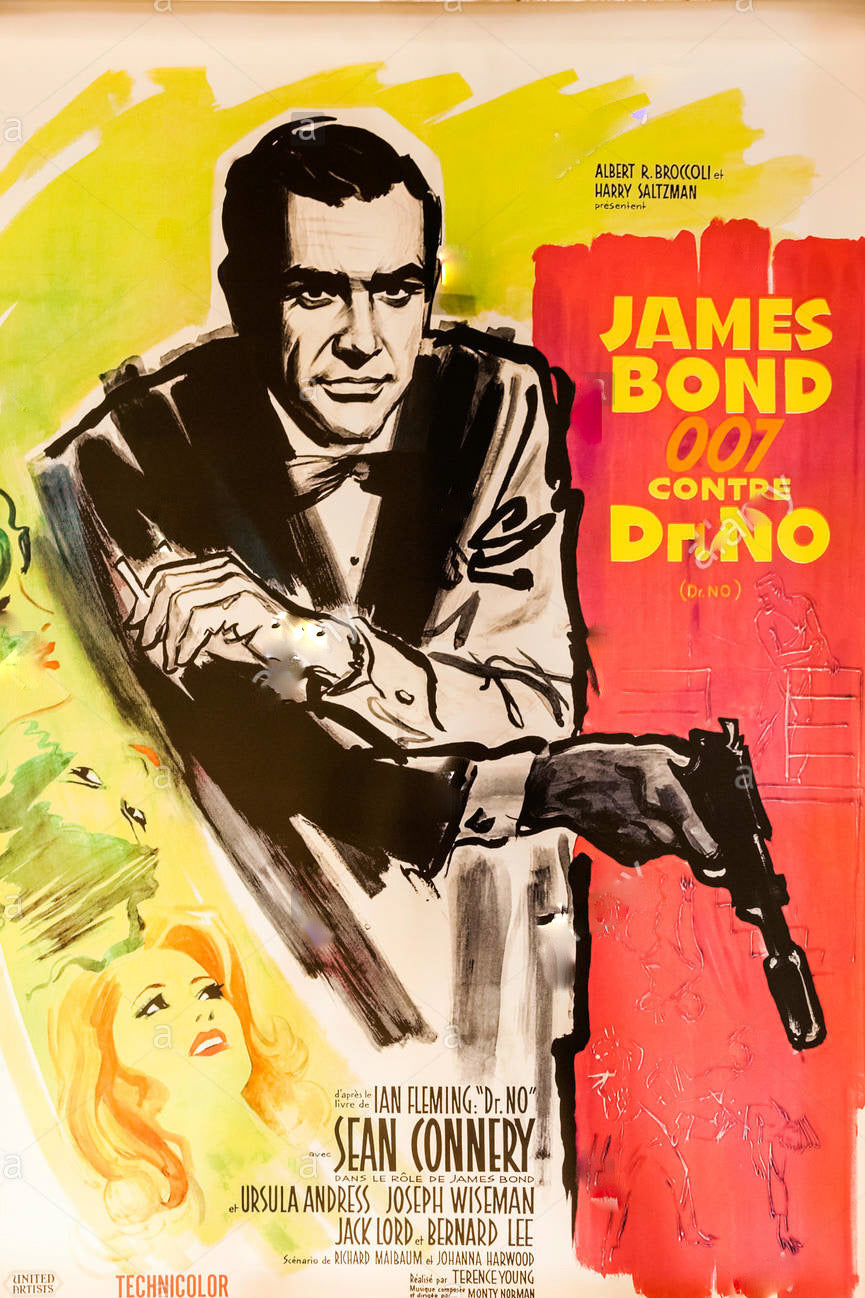 James Bond Dr No Movie Poster