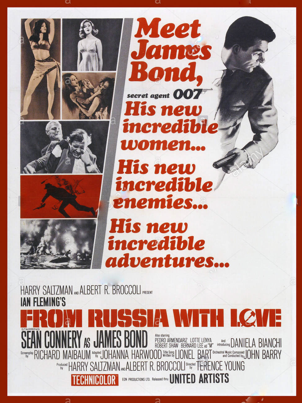 James Bond From Russia with Love Movie Poster