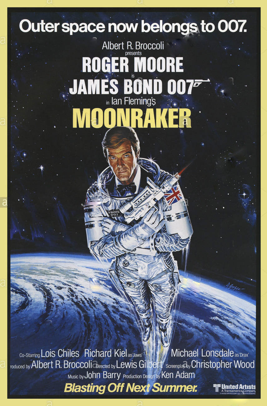 James Bond Moonraker Movie Poster