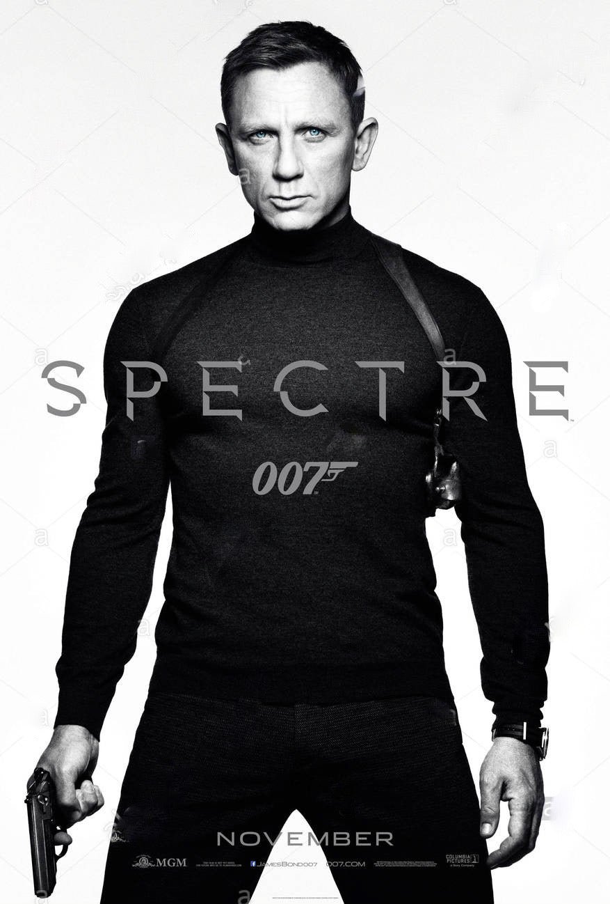 James Bond Spectre Movie Poster Transparency