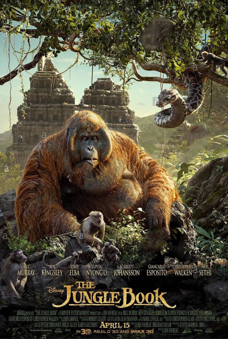 Jungle Book Movie Poster Transparency