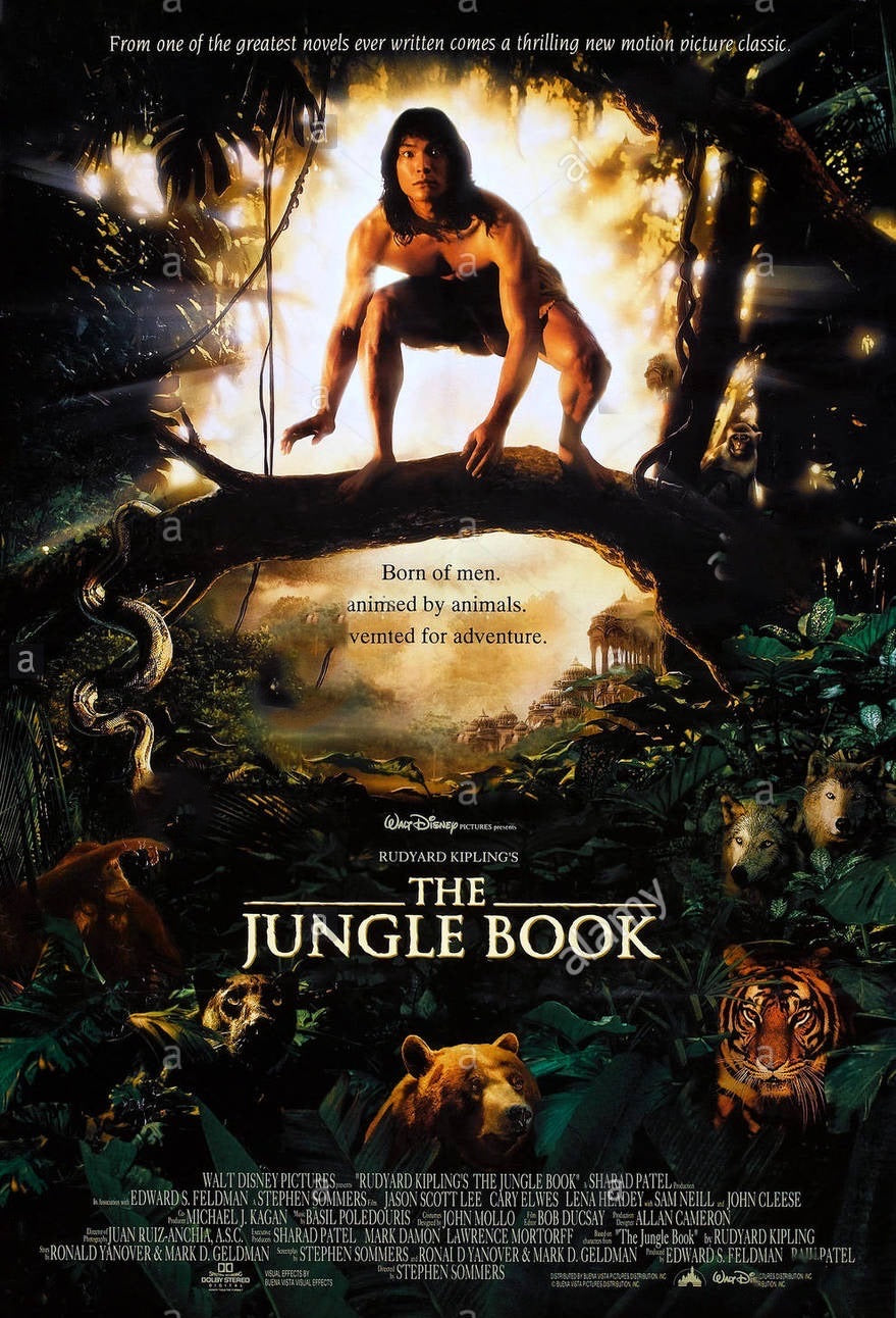 Jungle Book Movie Poster Transparency