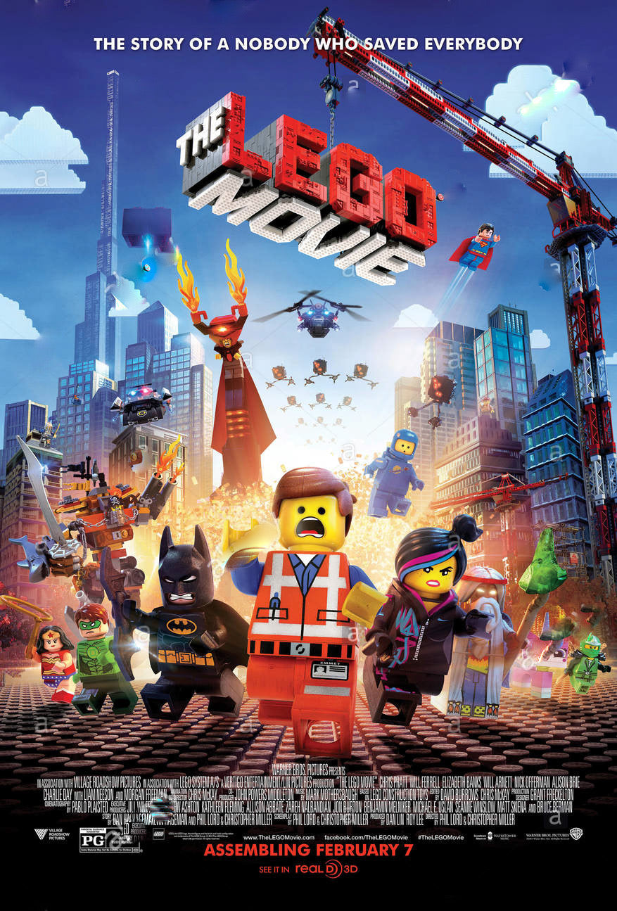 Lego Movie Movie Poster Transparency